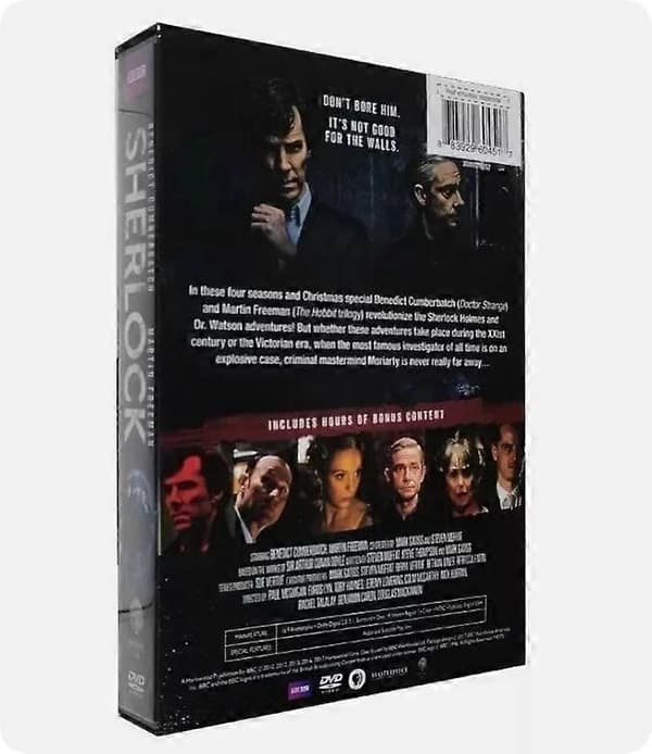 【YD】Sherlock: The Complete Series 1-4 + Abominable Bride (DVD, 2017, 9-Disc Set)