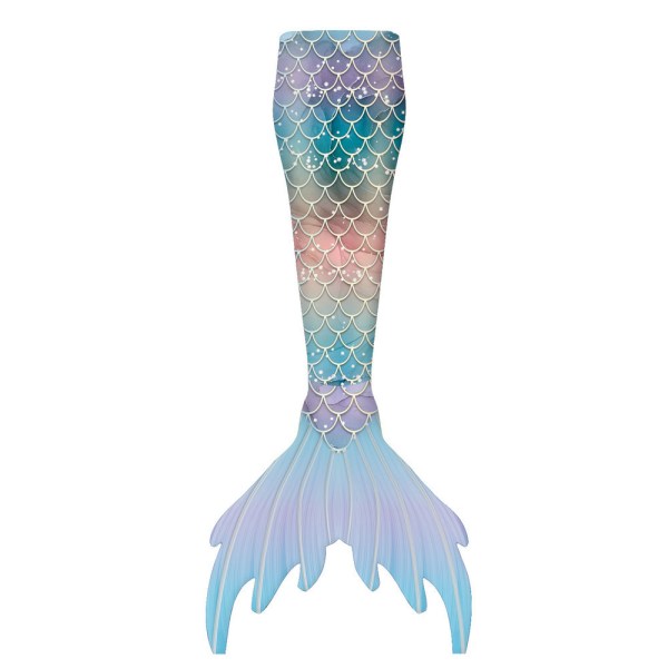 Adult Mermaid Tail, NO Monofin - Sett for voksne og tenåringer med undertøy E503 140