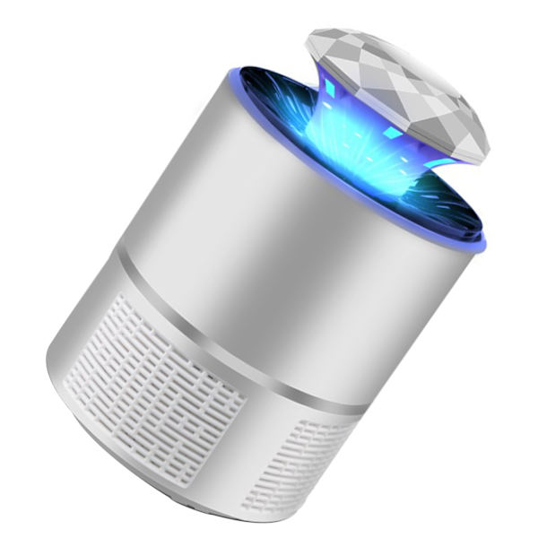 Diamond Head myggdödare USB inomhus flugdödare sugkopp tyst hushållsmyggdödare vit