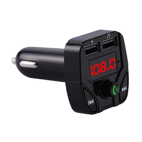 (Uusi) C4 Bluetooth MP3 Handsfree-autolaite LCD FM-lähetin Kaksi USB-laturia Not Specified