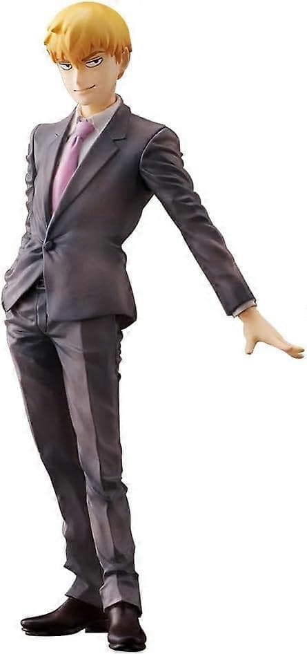 Mob Psycho 100 Reigen Arataka PVC-figur 16,5 cm Anime Samleobjekt Statue Actionmodell Gave