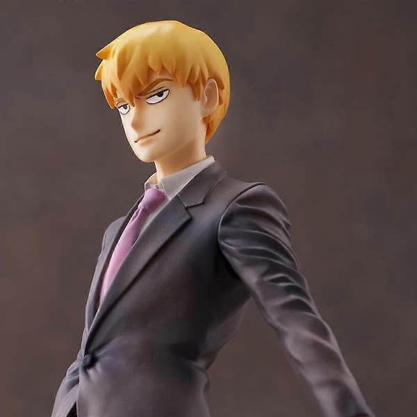Mob Psycho 100 Reigen Arataka PVC-figur 16,5 cm Anime Samleobjekt Statue Actionmodell Gave
