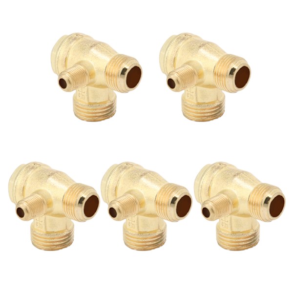 5 stk. Sink Legering 1-veis Luftkompressor Tilbakeslagsventil 1/2x3/8x10 for Små Pumpe Tilbehør