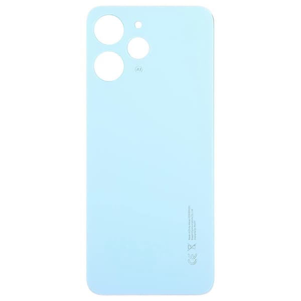 (Ny) Til Xiaomi Redmi 12 4G Glasmateriale Batteribagcover Blue