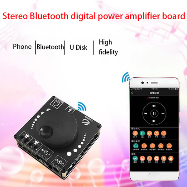 【YD】HIFI 50W+50W TPA3116D2 Stereo Bluetooth Digital Amplifier Board