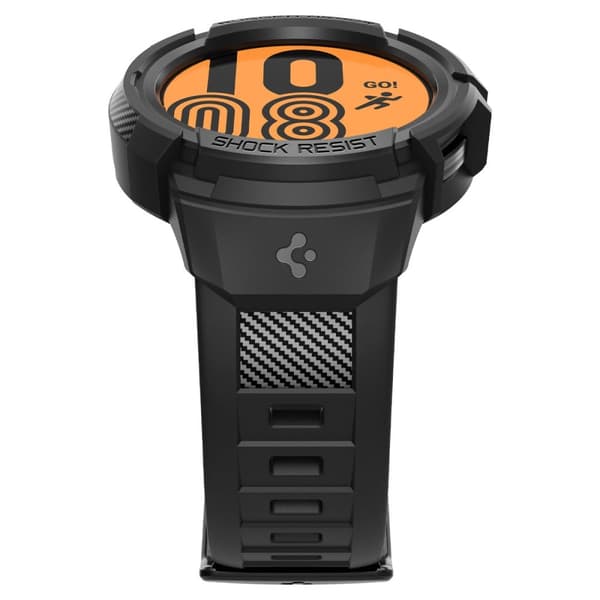 【YD】Spigen Galaxy Watch 5 Pro 45mm Skal/Armband Robust Rustning Sort 50