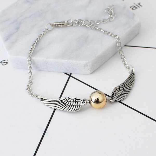 Harry Potter Armbånd - Golden Snitch - Golden Snitch - silver
