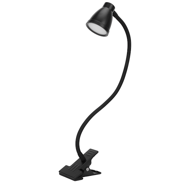 USB-himmennettävä lukulampun pidike - Tyylikäs ja luova sisävalaistus mustana