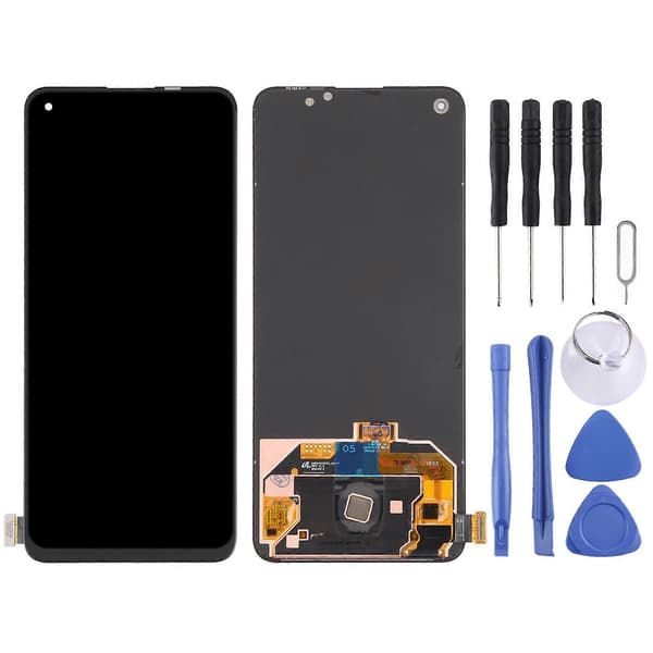 (Ny) KOMPATIBEL LCD-skærm og Digitizer Fuld Samling til OPPO K9 / K9 Pro PEXM00 Not Specified