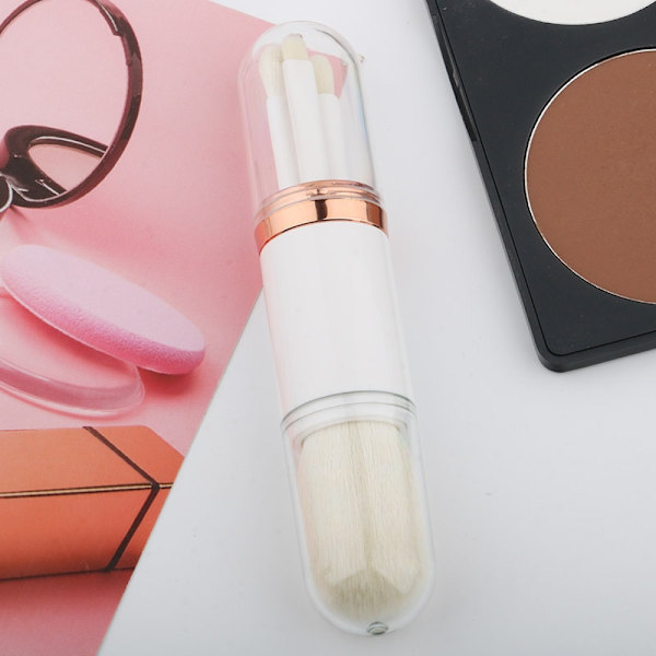 4 i 1 Makeup Brush Beauty Tools Infällbar bärbar 2