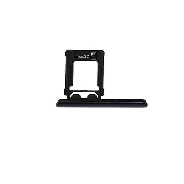 (Ny) Micro SD-kortfack + dammplugg för kortplats för Sony Xperia XZ Premium Black
