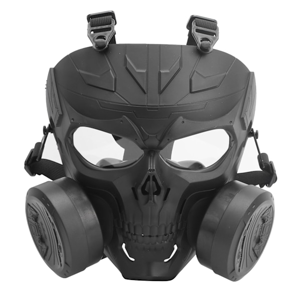 Genomskinlig lins Full Face Guard Protection Cover med avtagbara dubbla fläktar för CS Outdoor Game Cycling