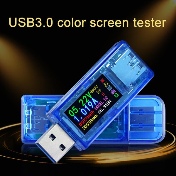 Power 3,7-30v 0-4a Spänning USB Tester Multimeter