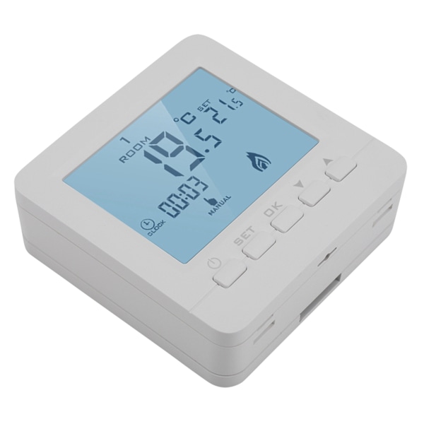 Smart Programmerbar Termostat med Digital LCD Skærm - 5A Temperaturregulator