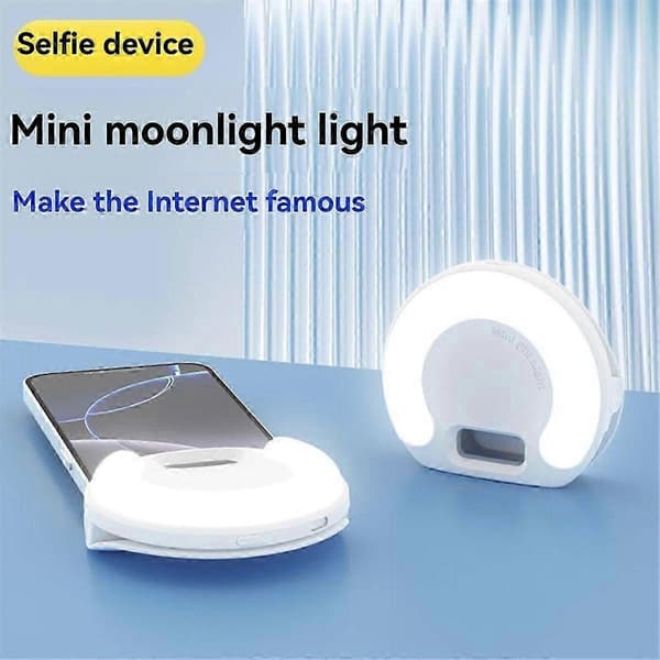 Ringlight Selfie Lys Klips på Lys for Mobiltelefon Lys B DP