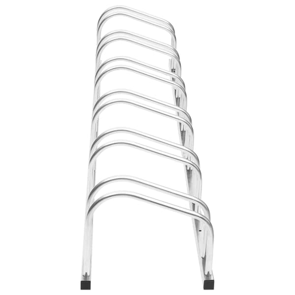 【YD】vidaXL Bicycle Rack for 6 Bikes Galvanized Steel Silver 6500