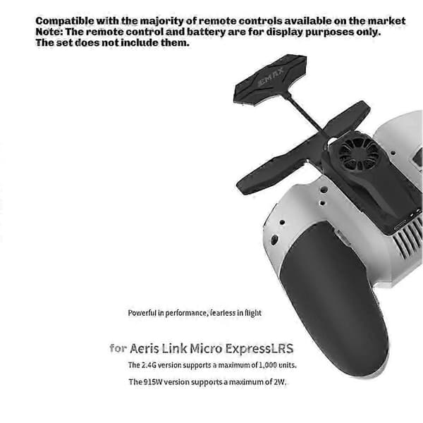 Link ExpressLRS ELRS Micro-TX Modul 915MHz OLED Skærm Køleventilator til RC FPV Drone top