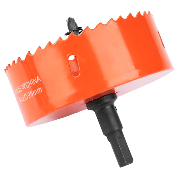 95 mm HSS Bi-Metall hålsågsborr med kärnborr