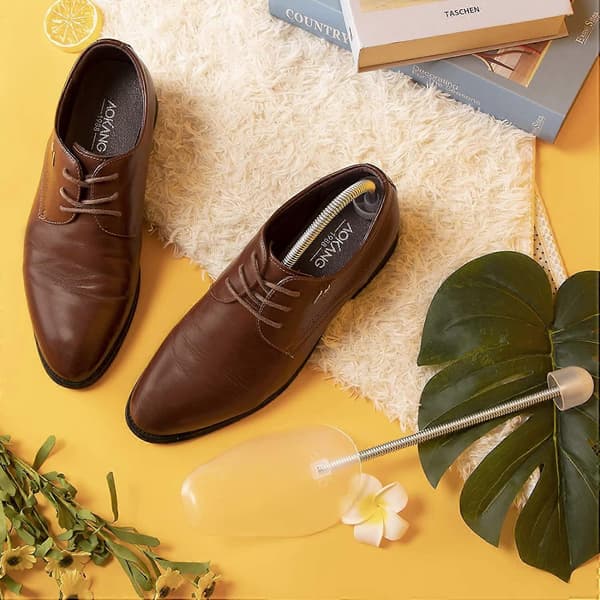 【YD】10 Pairs Plastic Shoe Trees for Men (White) (LGL)