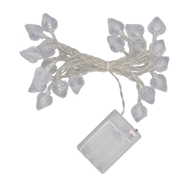 20 LED Utomhus Jordgubbsformade Fairy String Lights - Batteridrivna Juldekorationer för Hem och Rum