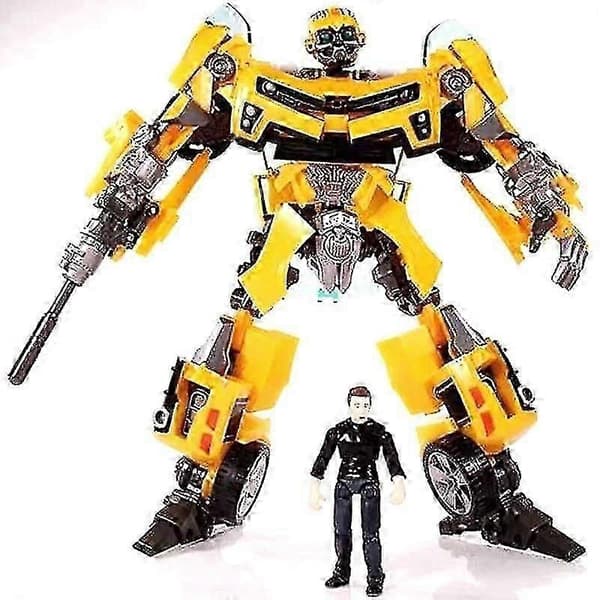 【YD】Transformers Bumblebee Robotbil - Interaktiv Actionfigurleke for Barn og Samlere