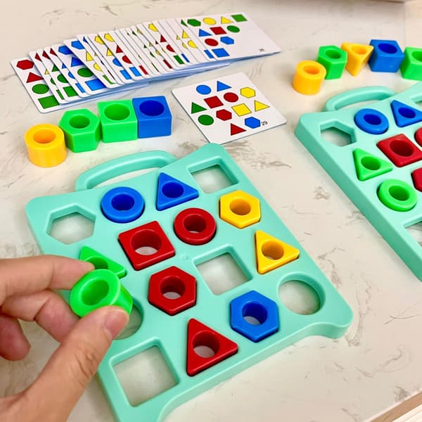 [YD]Geometrisk formmatchende spil - 30 kort til b Geometric Pairing