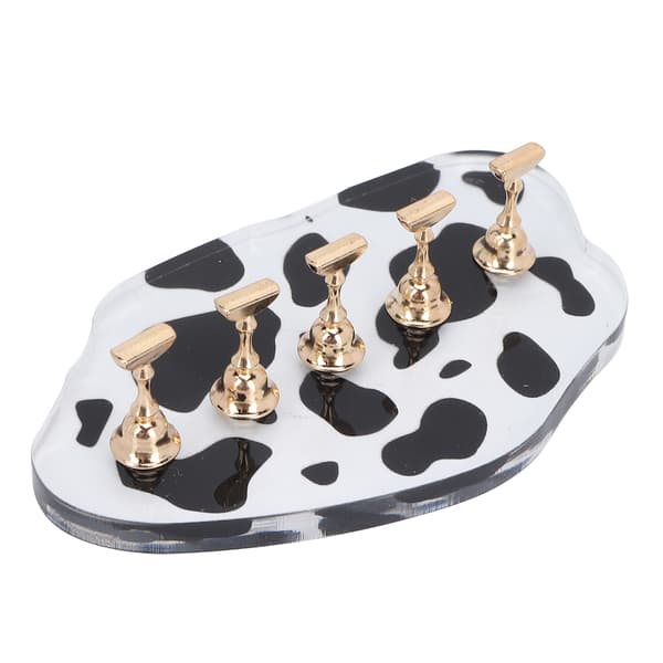 【YD】Nail Art Display Stand Nail Tip Holder Magnetic Bottom Manicure Practice Tip Holder Tool Kit