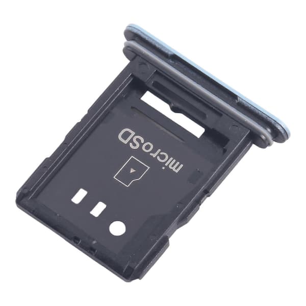 (Ny) For Sony Xperia 10 VI SIM + Micro SD-kortskuff Blue