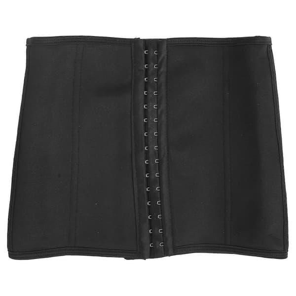 Justerbar kroppsformer elastisk magebelte trimmer kvinner yoga midjetrener slankekorsett L
