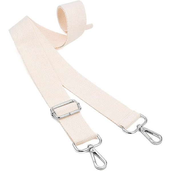 Breda axelväskor Rem Bältesväska Rem med Silver Swivel Krokar