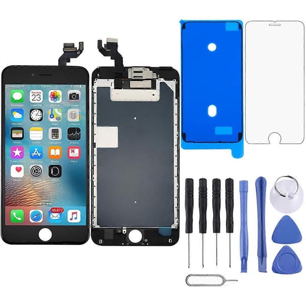 (Ny) TFT LCD-skärm med främre kamera för iPhone 6s Plus Black