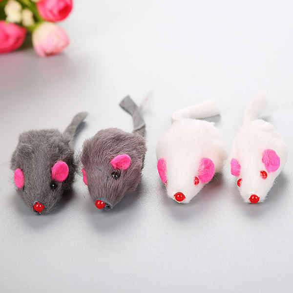 PCS Mouse Shape Cat Pet Lelu Pehmo kissan lelu Lemmikkitarvikkeita Simuloitu A2