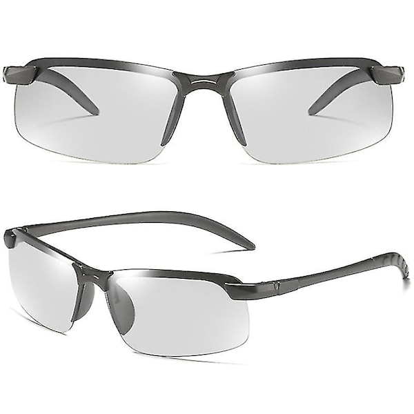 Män kör golfglasögon med Uv400 Photochromic Lens Solglasögon B