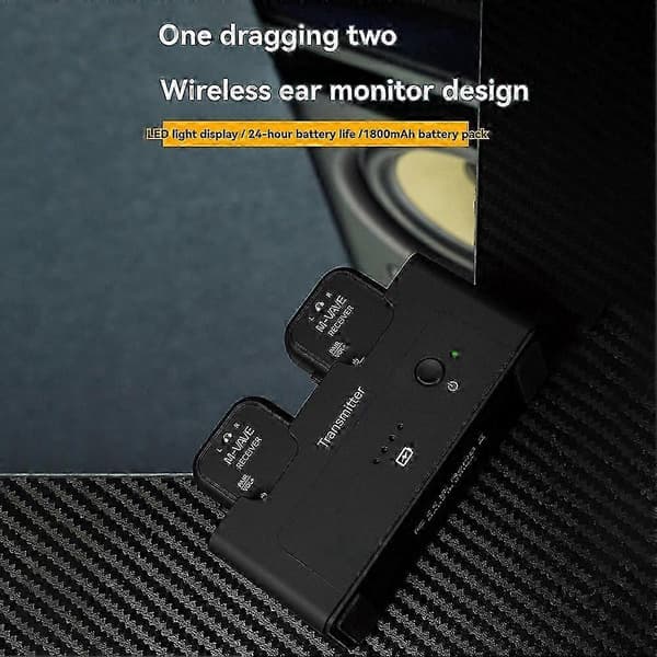 M-VAVE WP-12 2.4G trådløst øretelefonmonitor lydsystem overføring stereo mono opptaker sender mottaker OP