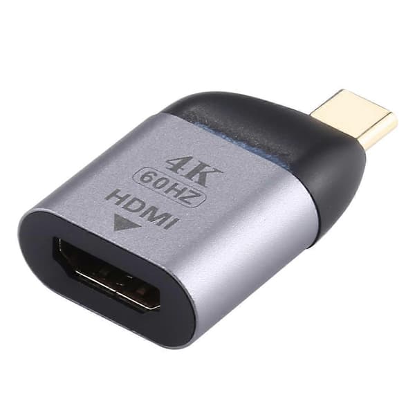 (Ny) Typ-C hankontakt till HDMI version 2.0-adapter, stöder 3D-visuella effekter Inte angivet