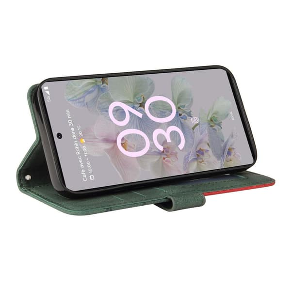 【YD】KT Wallet Case for Google Pixel 6a 5G - Green Green Grön
