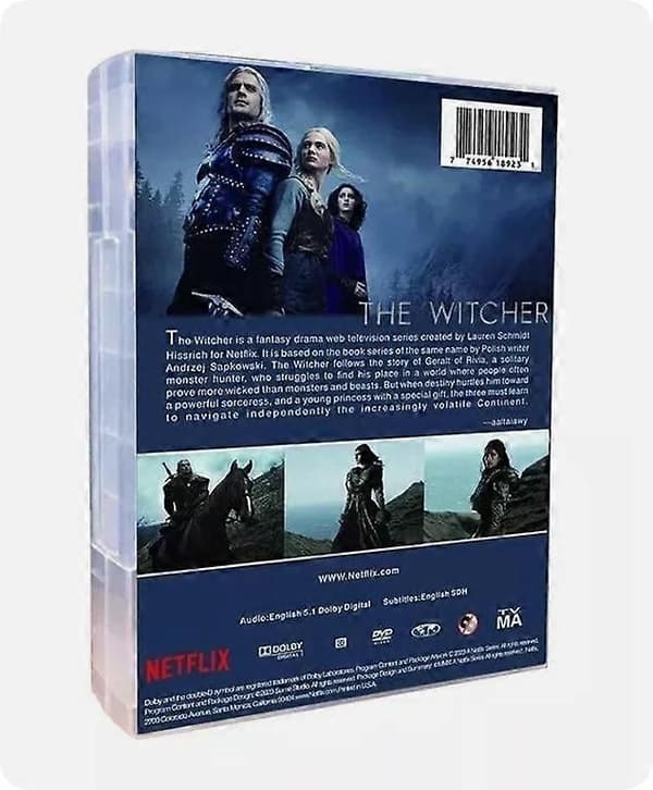 【YD】The Witcher Sæson 1-4 DVD TV-serie 11-disc engelsk version