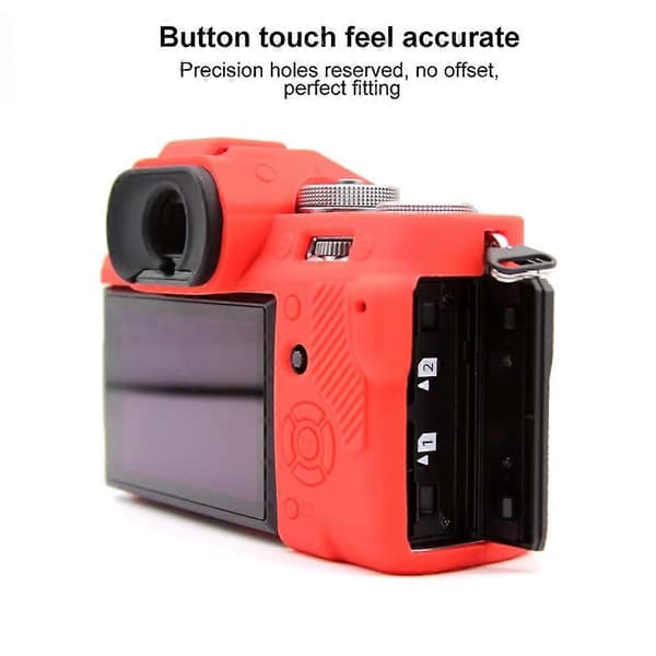 Blødt silikone beskyttelsesetui til FUJIFILM X-T5 Red