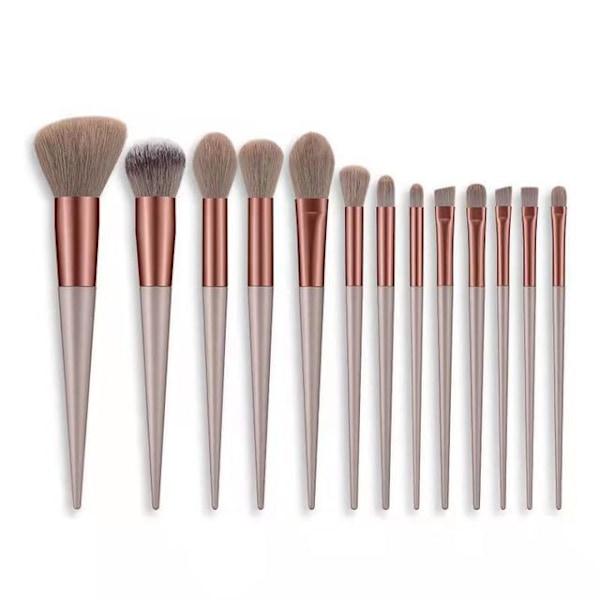 13-pack Makeup Brush Set Beauty Makeup Tool Borstar Coffee no Bag