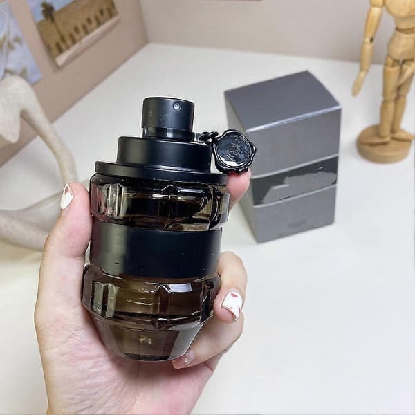 【YD】Viktor & Rolf Spicebomb Eau de Toilette Night Vision, Cologne for Men, 100ml Gray