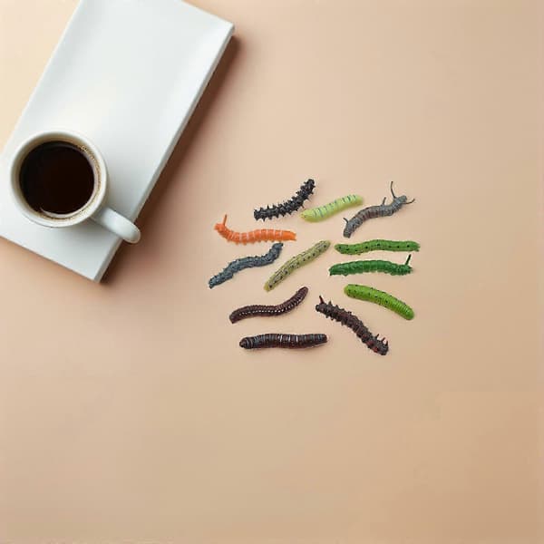 Caterpillar-hahmolelu lapsille, 24 kpl lajitelma, muovia