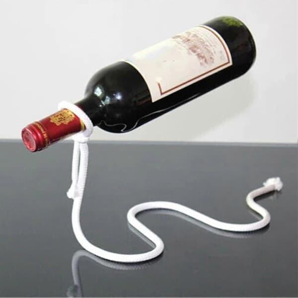 【YD】Simple Wine Rack for Bottle Tabletop Floating Wine Rack for Dining Table Wardrobe Shelf Metal