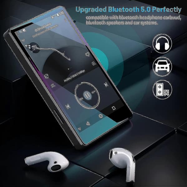 【YD】MP3 Player Bluetooth with Spotify for Kids, Audible, Browser (Removable), Music, 4.0\" IPS Screen
