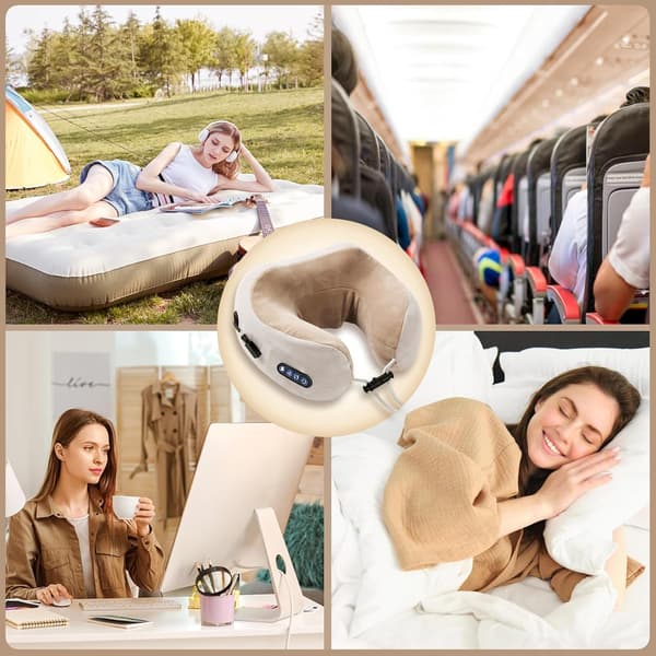 【YD】Electric Neck Massager, Rechargeable U-shaped Shiatsu Massage