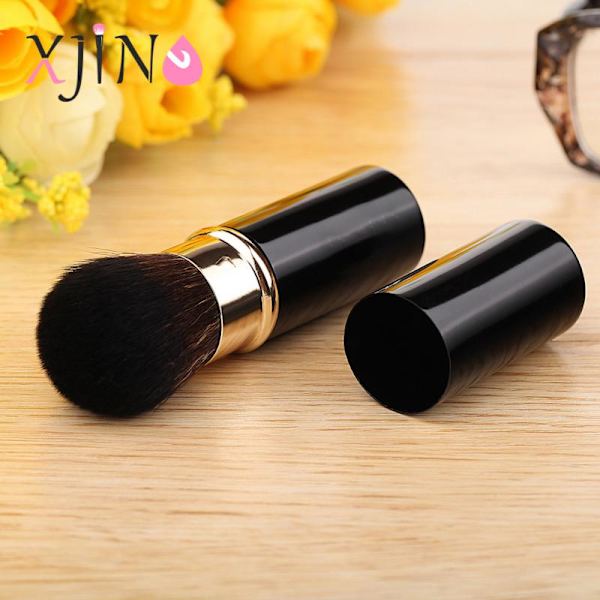 1-Pack infällbara Foundation Blending Blush Makeup Borstar Black