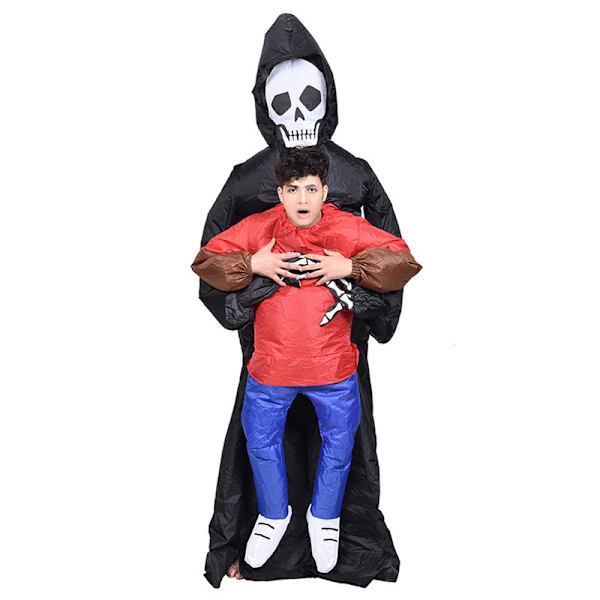 Halloween Party Prank Spøgelseskrammer Oppustelig Dragt Gyser Kostume Rekvisitter Død Oppustelig Kostume