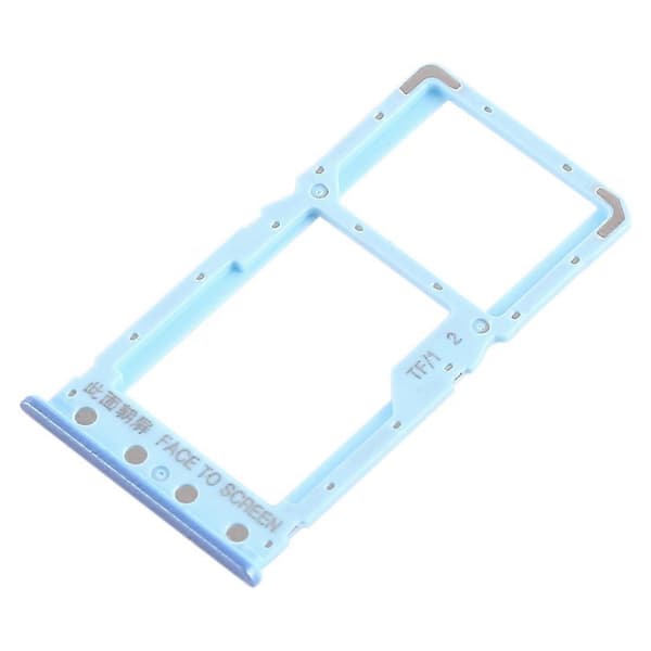 (Ny) SIM-kortskuff + SIM-kortskuff / Micro SD-kortskuff for Xiaomi Redmi 6 / Redmi 6A Blue