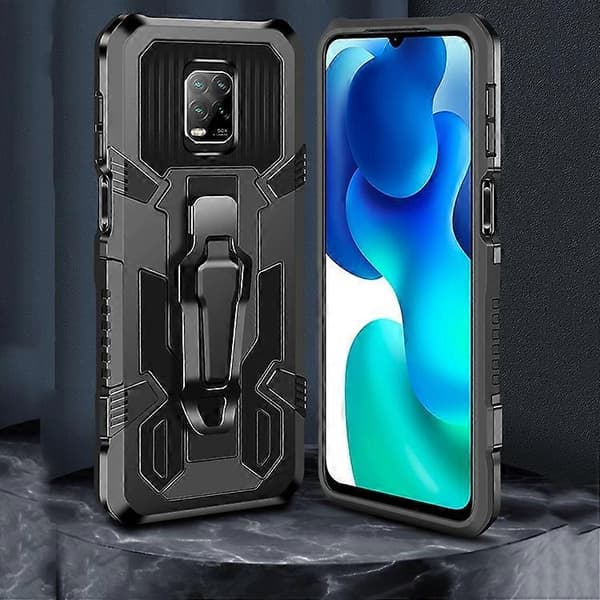 (Ny) För LG K61 Machine Armor Warrior Stötsäkert PC + TPU Skyddsfodral Red