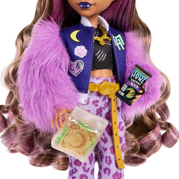 Monster High Clawdeen Wolf Doll with pet Multicolor multifärg