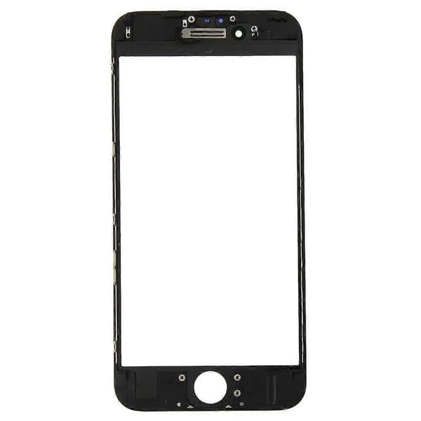 (Ny) Frontskærm Ydre Glaslinse med Front LCD Skærmramme til iPhone 6s Black
